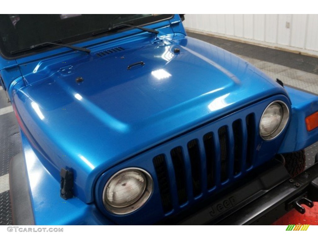 2003 Wrangler X 4x4 - Intense Blue Pearl / Dark Slate Gray photo #32