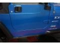 2003 Intense Blue Pearl Jeep Wrangler X 4x4  photo #39