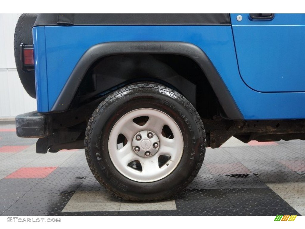 2003 Wrangler X 4x4 - Intense Blue Pearl / Dark Slate Gray photo #40