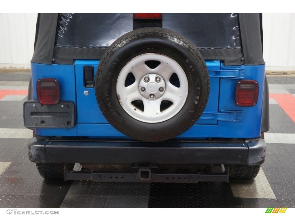 2003 Wrangler X 4x4 - Intense Blue Pearl / Dark Slate Gray photo #45