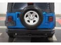 2003 Intense Blue Pearl Jeep Wrangler X 4x4  photo #45