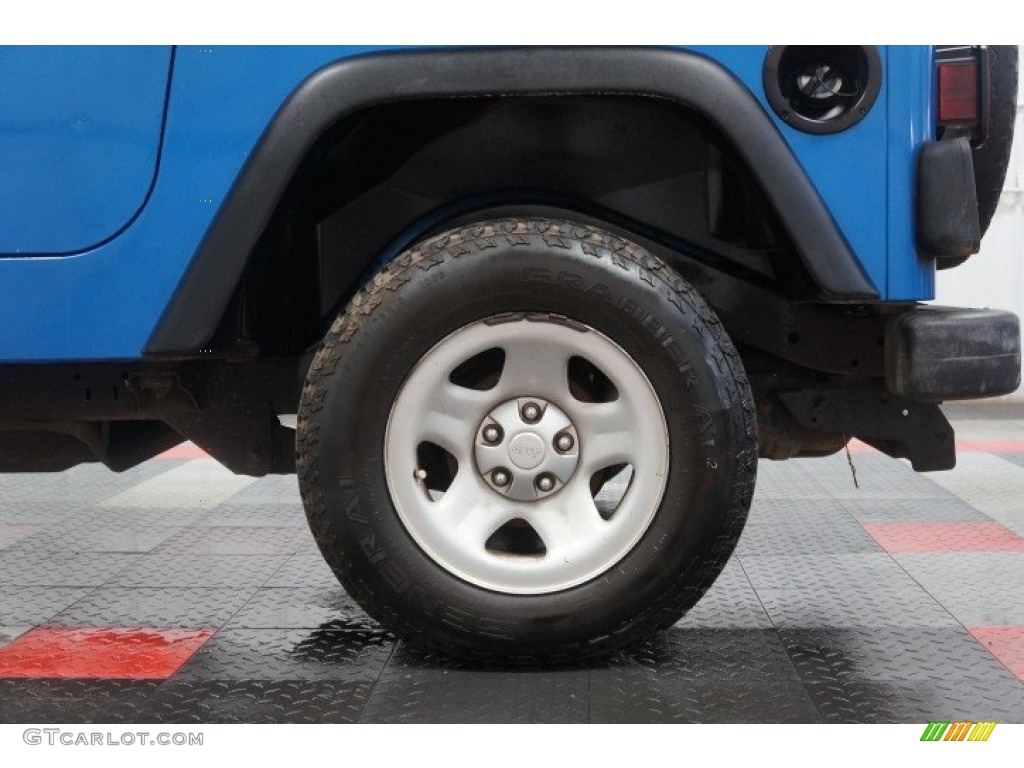 2003 Wrangler X 4x4 - Intense Blue Pearl / Dark Slate Gray photo #47