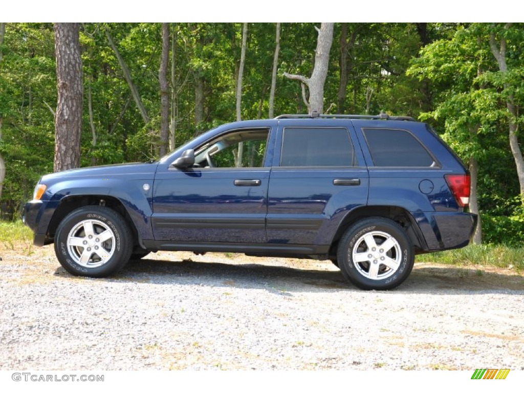 Midnight Blue Pearl 2005 Jeep Grand Cherokee Laredo 4x4 Exterior Photo #104763988