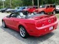 2005 Torch Red Ford Mustang GT Premium Convertible  photo #9