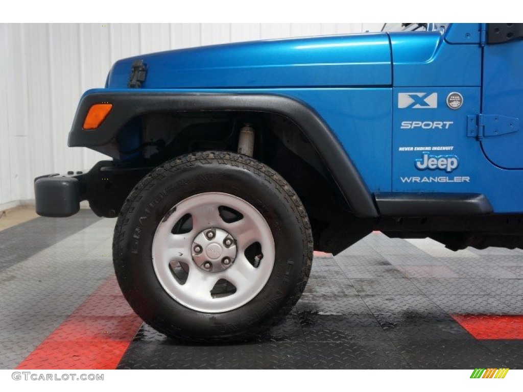 2003 Wrangler X 4x4 - Intense Blue Pearl / Dark Slate Gray photo #55
