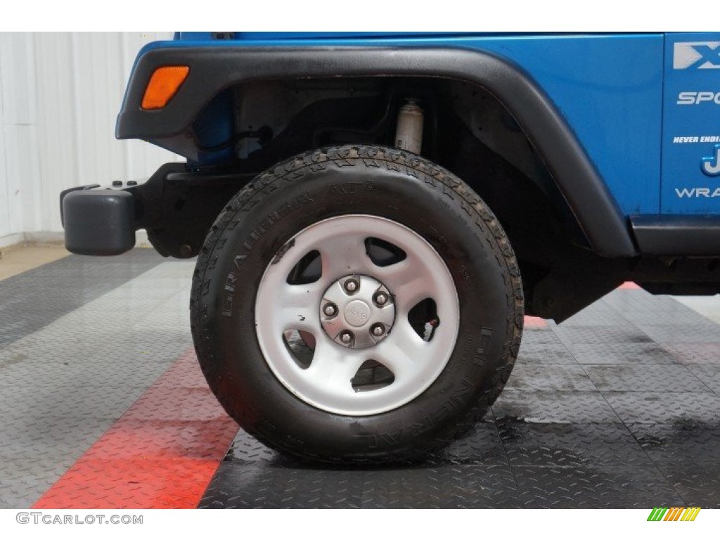 2003 Wrangler X 4x4 - Intense Blue Pearl / Dark Slate Gray photo #56