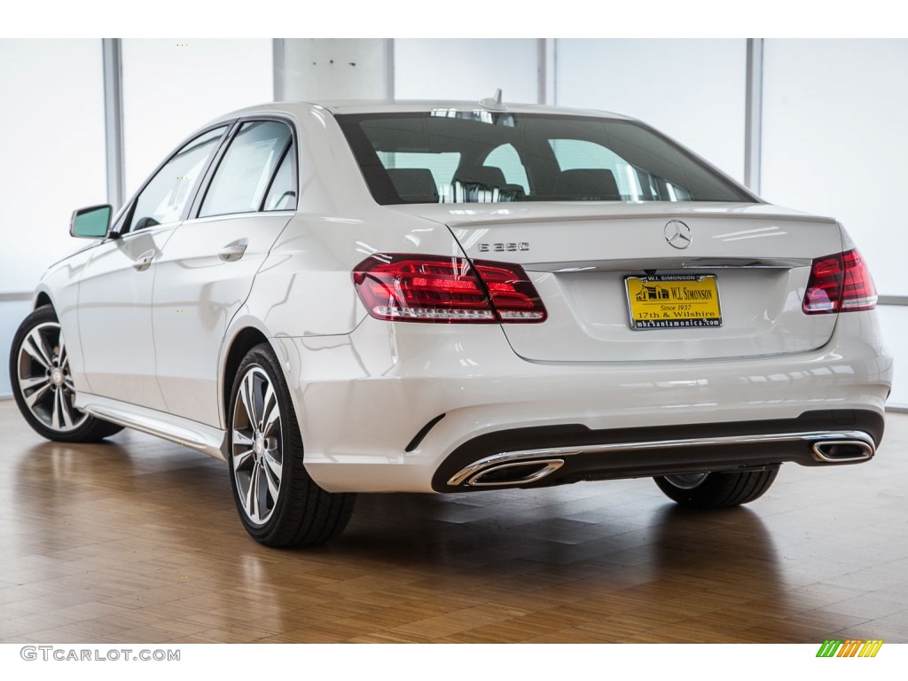 2016 E 350 Sedan - Polar White / Black photo #3