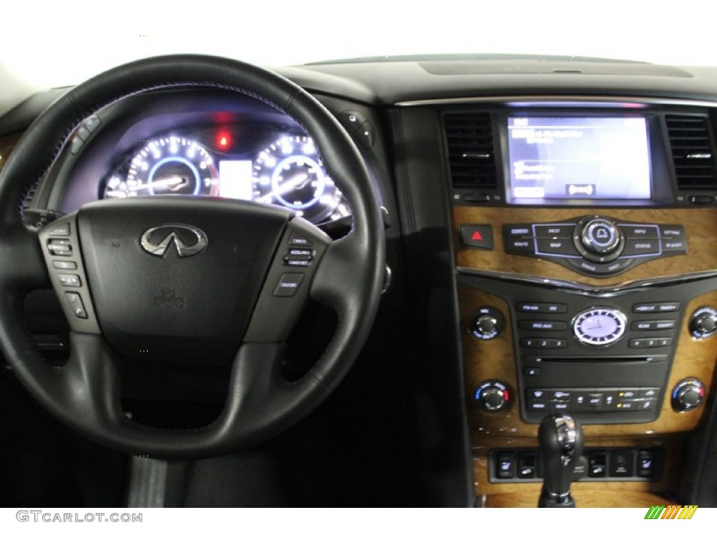2014 QX80 AWD - Smoky Quartz / Graphite photo #2