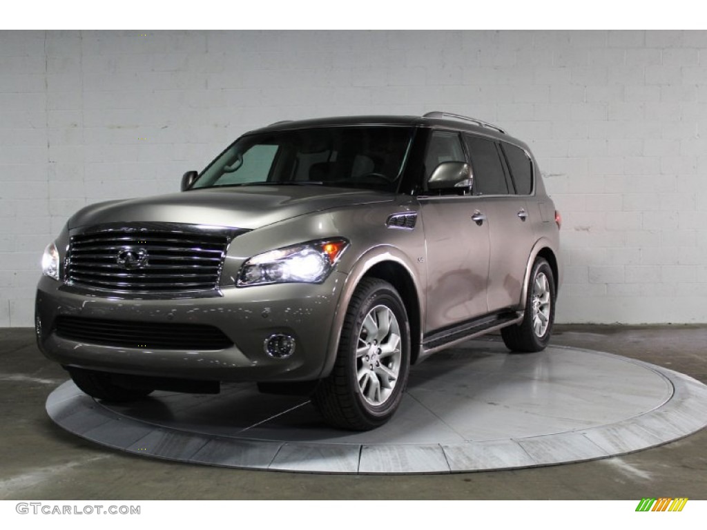 2014 QX80 AWD - Smoky Quartz / Graphite photo #3
