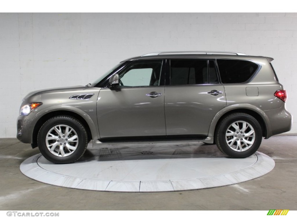 Smoky Quartz 2014 Infiniti QX80 AWD Exterior Photo #104766499