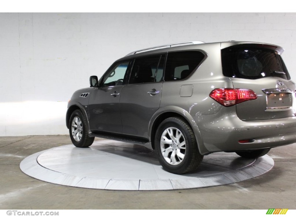 2014 QX80 AWD - Smoky Quartz / Graphite photo #5