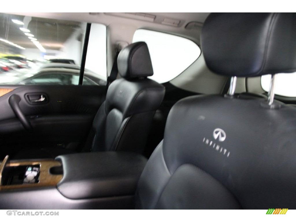 2014 QX80 AWD - Smoky Quartz / Graphite photo #12