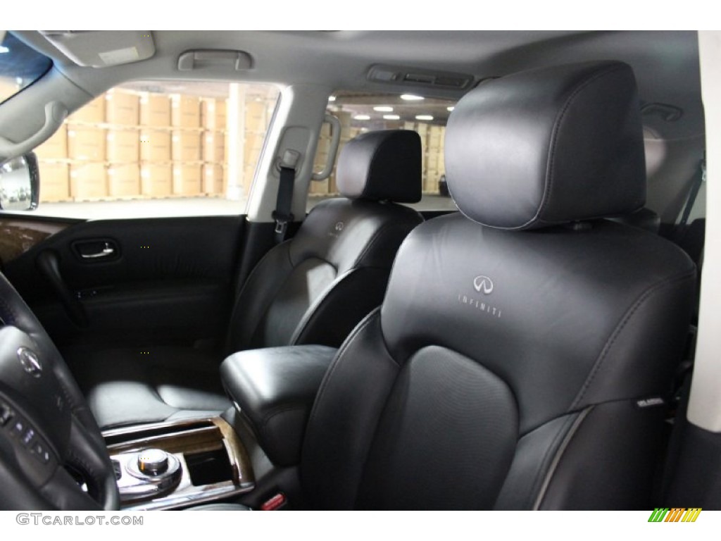 2014 QX80 AWD - Smoky Quartz / Graphite photo #25