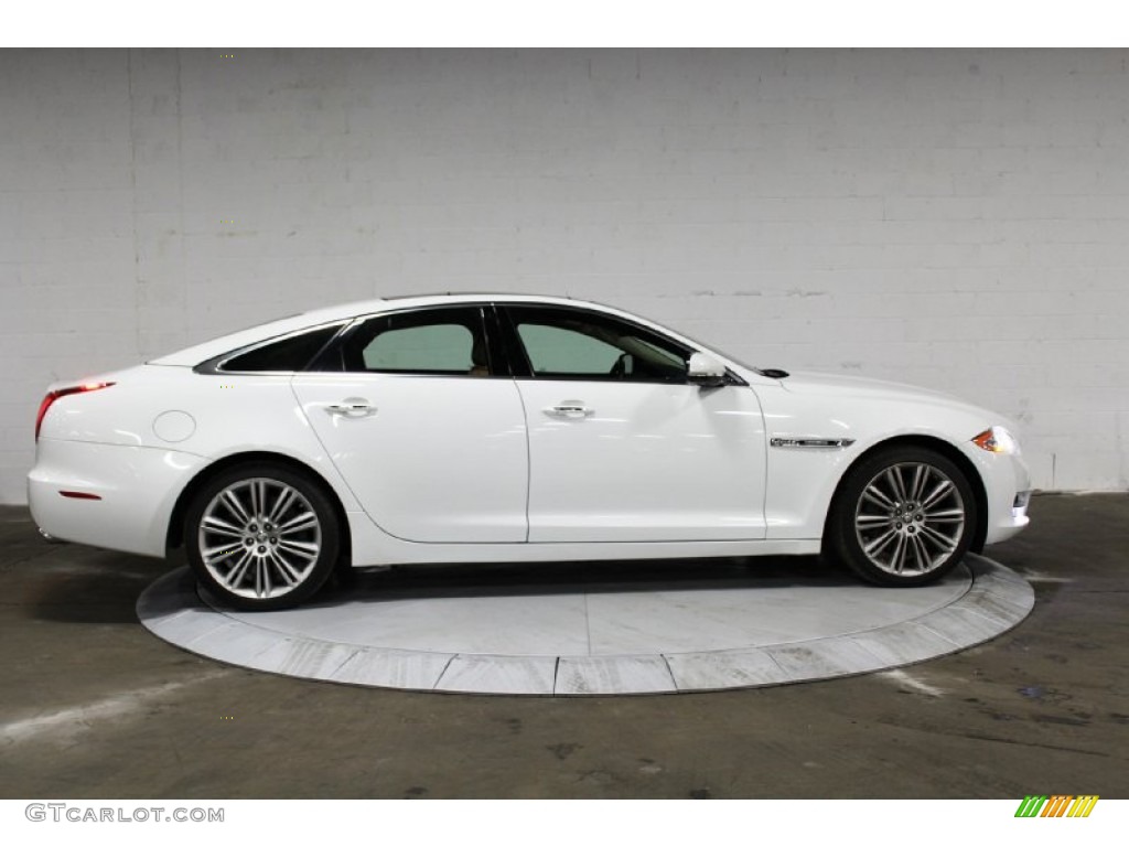 Polaris White 2012 Jaguar XJ XJ Supercharged Exterior Photo #104767897
