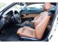 Saddle Brown Dakota Leather Front Seat Photo for 2009 BMW 3 Series #104769640