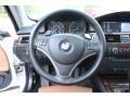 2009 BMW 3 Series Saddle Brown Dakota Leather Interior Steering Wheel Photo