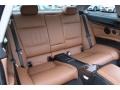 2009 BMW 3 Series Saddle Brown Dakota Leather Interior Rear Seat Photo