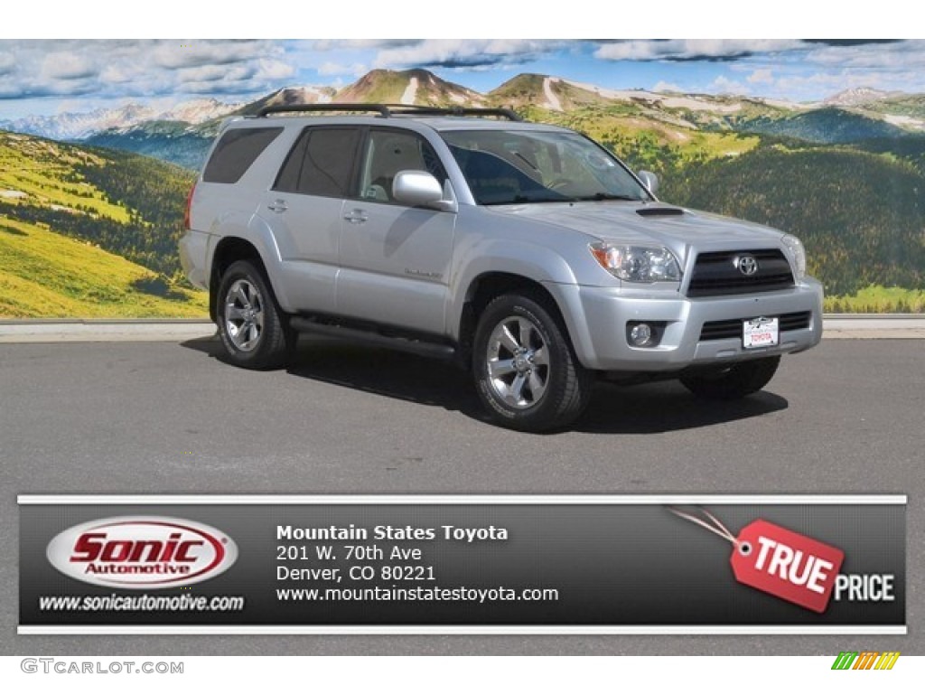 2008 4Runner Sport Edition 4x4 - Titanium Metallic / Dark Charcoal photo #1