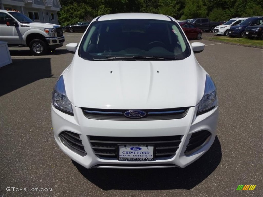 2015 Escape SE 4WD - Oxford White / Charcoal Black photo #2