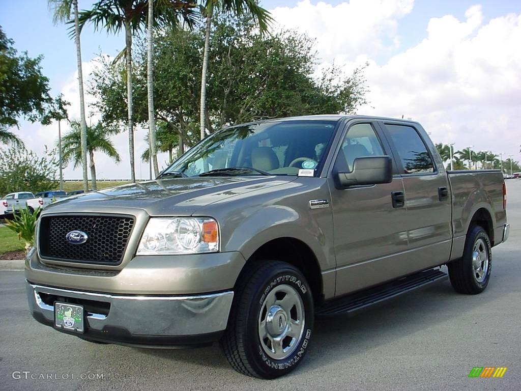 2006 F150 XLT SuperCrew - Arizona Beige Metallic / Tan photo #8