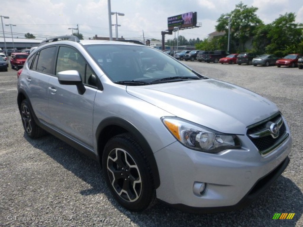 2015 XV Crosstrek 2.0i Premium - Ice Silver Metallic / Black photo #1