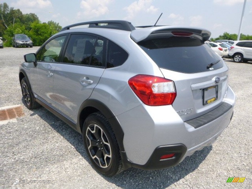 2015 XV Crosstrek 2.0i Premium - Ice Silver Metallic / Black photo #7