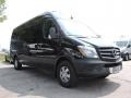 Jet Black - Sprinter 2500 High Roof Passenger Van Photo No. 12