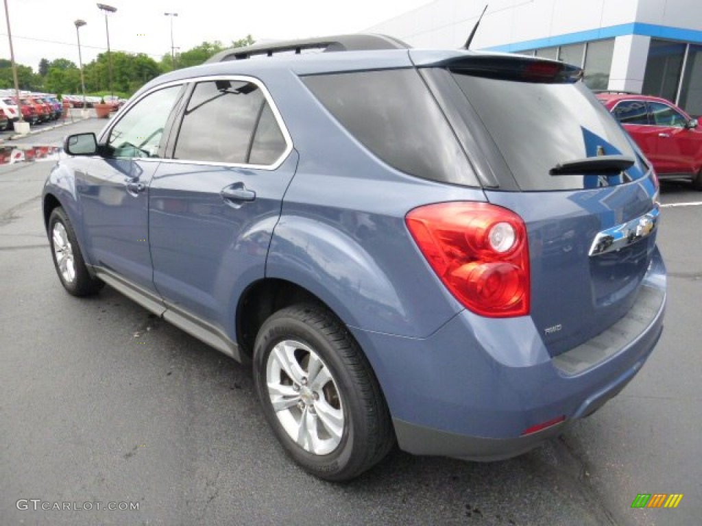 2012 Equinox LT AWD - Twilight Blue Metallic / Light Titanium/Jet Black photo #3