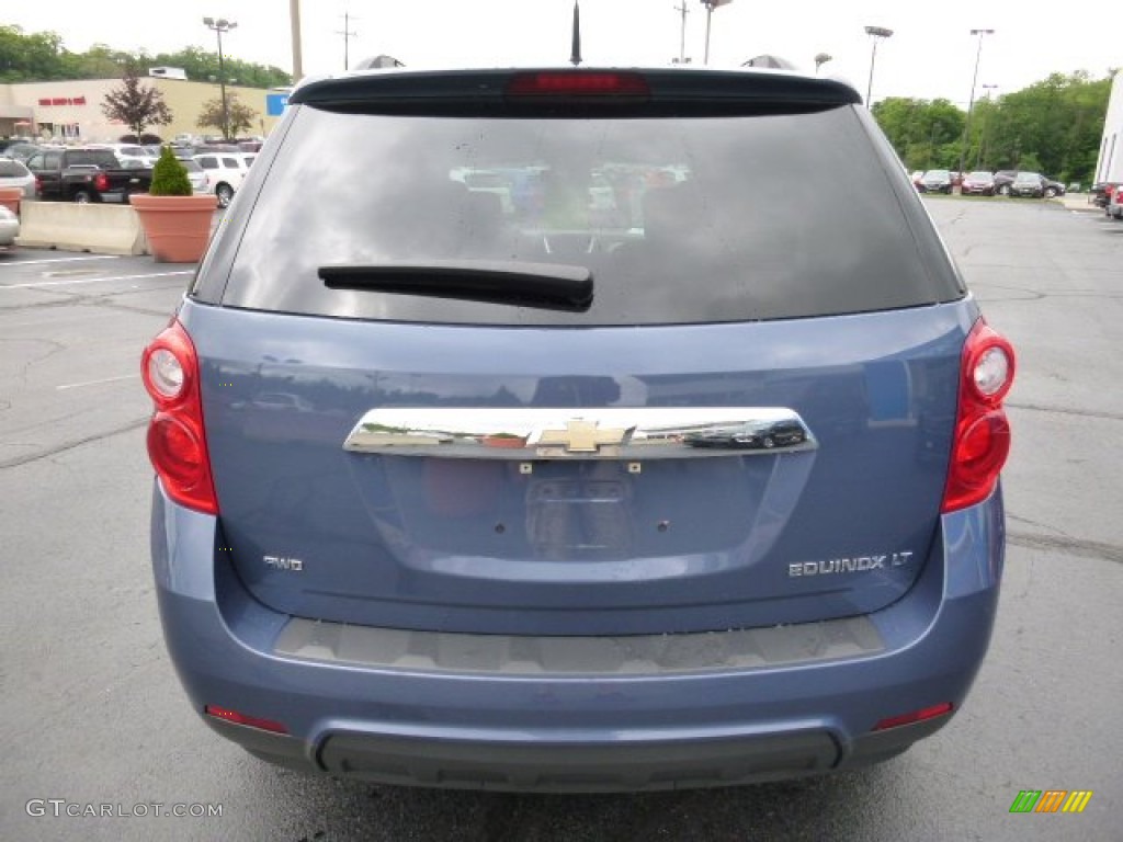 2012 Equinox LT AWD - Twilight Blue Metallic / Light Titanium/Jet Black photo #4