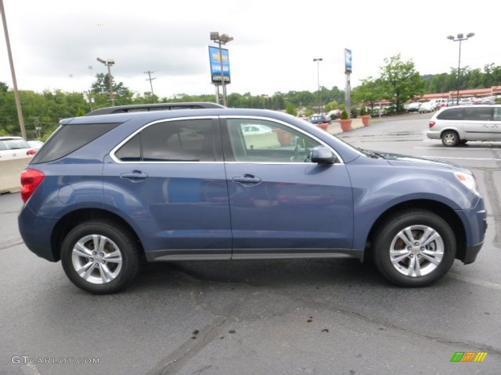 2012 Equinox LT AWD - Twilight Blue Metallic / Light Titanium/Jet Black photo #6