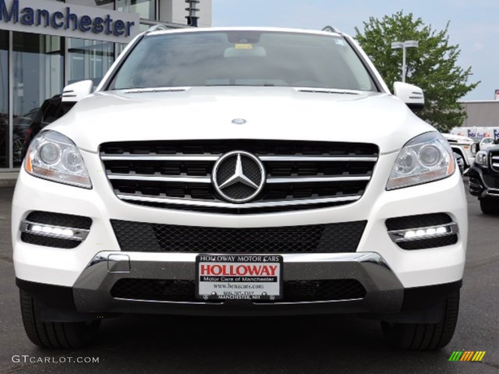 2015 ML 350 4Matic - Polar White / Black photo #2