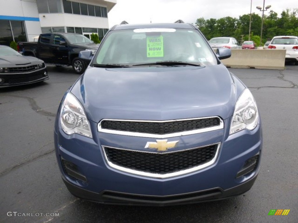 2012 Equinox LT AWD - Twilight Blue Metallic / Light Titanium/Jet Black photo #8