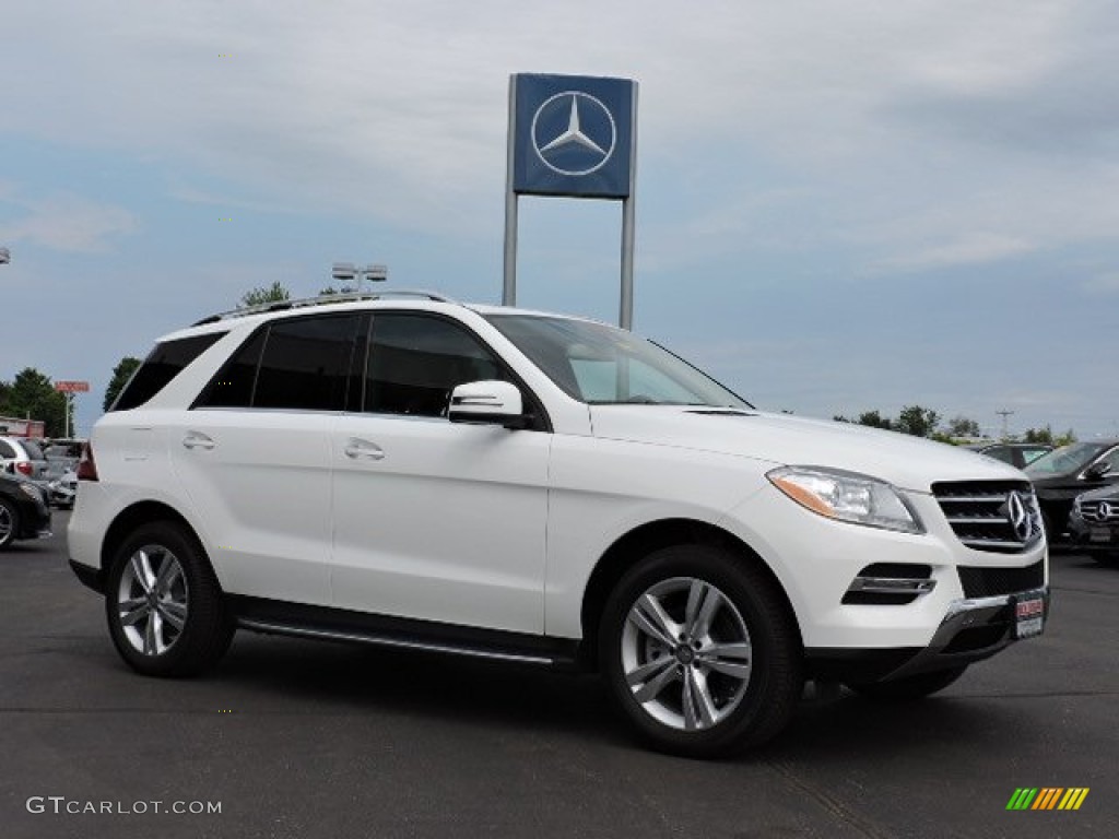 2015 ML 350 4Matic - Polar White / Black photo #3