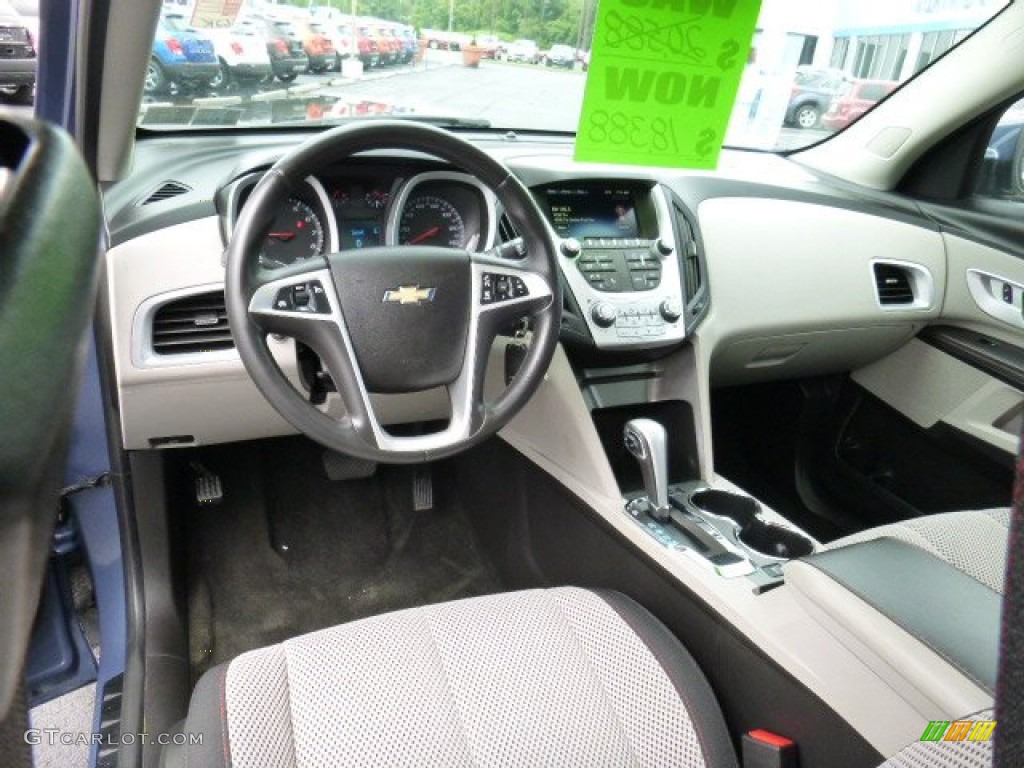 2012 Equinox LT AWD - Twilight Blue Metallic / Light Titanium/Jet Black photo #13