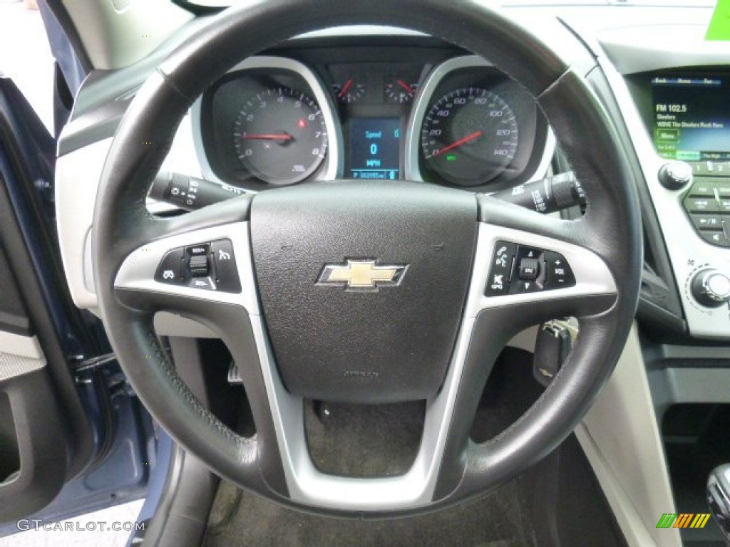 2012 Equinox LT AWD - Twilight Blue Metallic / Light Titanium/Jet Black photo #16