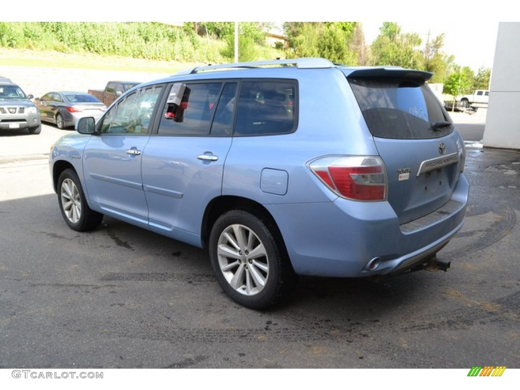2008 Highlander Hybrid Limited 4WD - Wave Line Pearl / Ash Gray photo #4