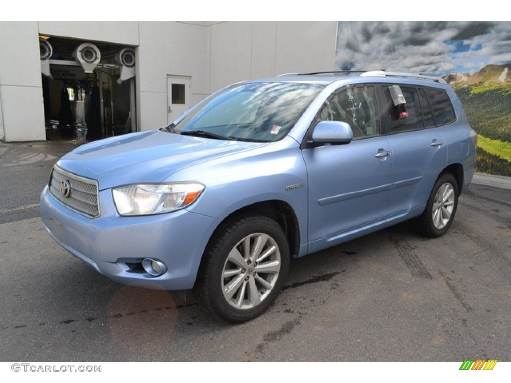 2008 Highlander Hybrid Limited 4WD - Wave Line Pearl / Ash Gray photo #5