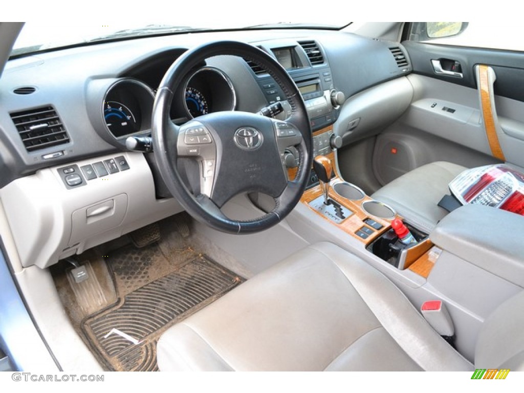 2008 Highlander Hybrid Limited 4WD - Wave Line Pearl / Ash Gray photo #7