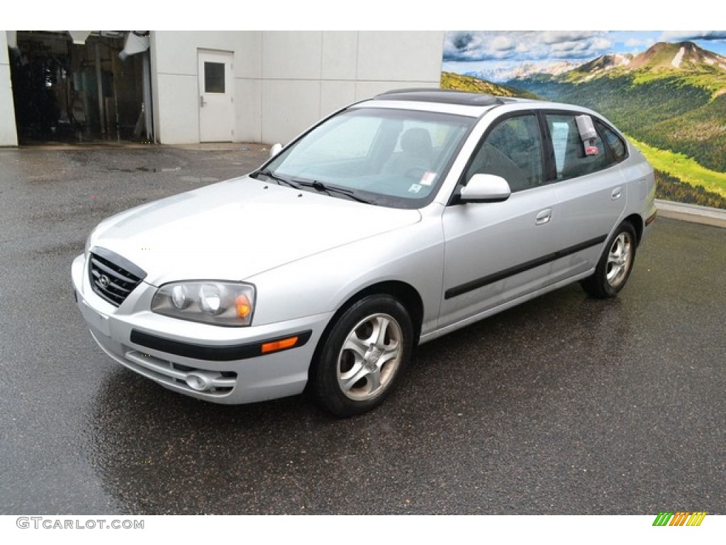 2005 Elantra GT Hatchback - Sterling Metallic / Gray photo #5