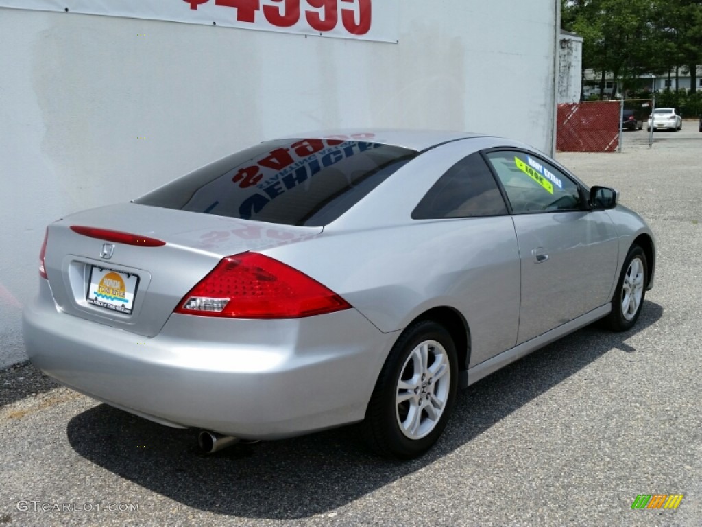 2007 Accord EX Coupe - Alabaster Silver Metallic / Black photo #6