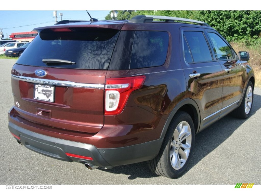 2012 Explorer XLT - Cinnamon Metallic / Charcoal Black photo #5