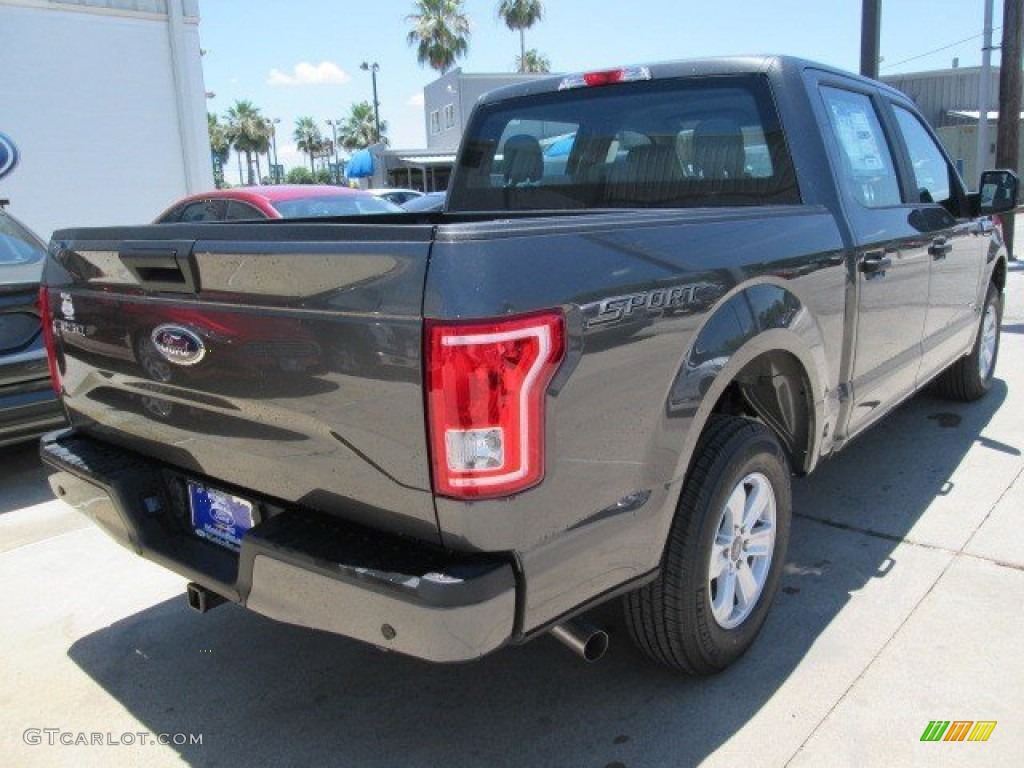 2015 F150 XL SuperCrew - Magnetic Metallic / Medium Earth Gray photo #45