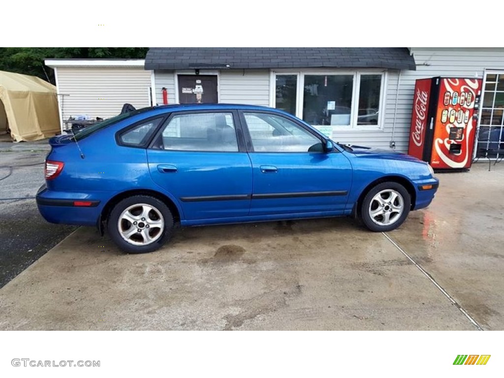 2006 Elantra GT Hatchback - Tidal Wave Blue / Gray photo #3
