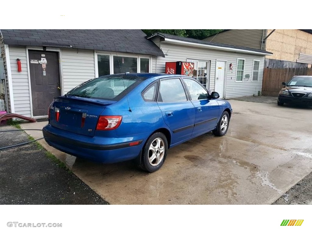 2006 Elantra GT Hatchback - Tidal Wave Blue / Gray photo #4