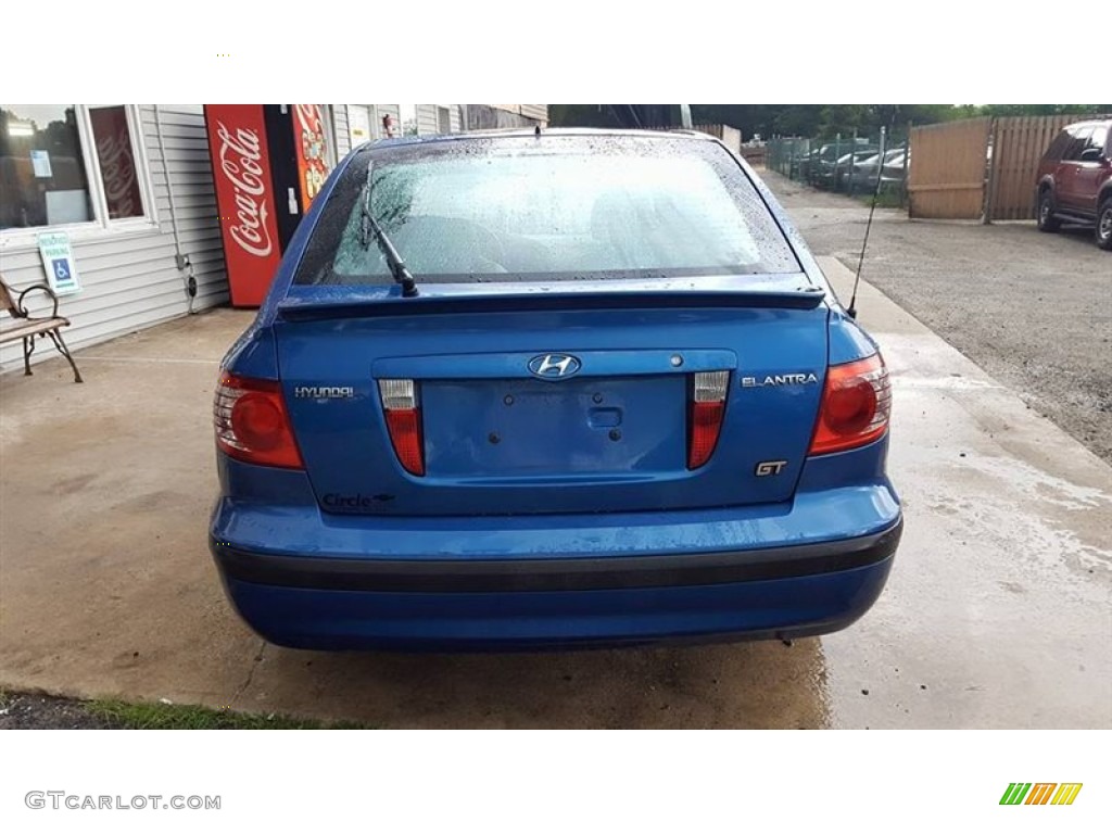 2006 Elantra GT Hatchback - Tidal Wave Blue / Gray photo #5