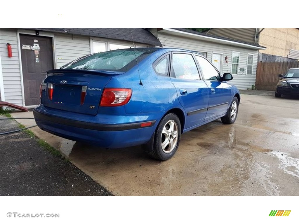 2006 Elantra GT Hatchback - Tidal Wave Blue / Gray photo #6