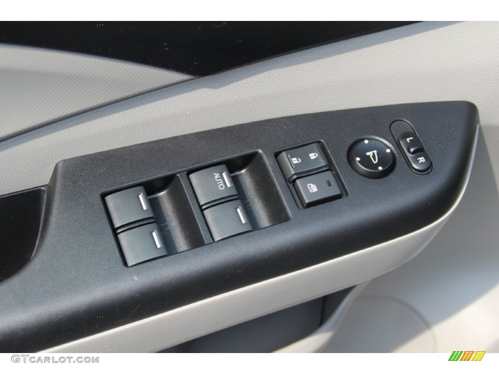 2013 CR-V LX AWD - White Diamond Pearl / Gray photo #7