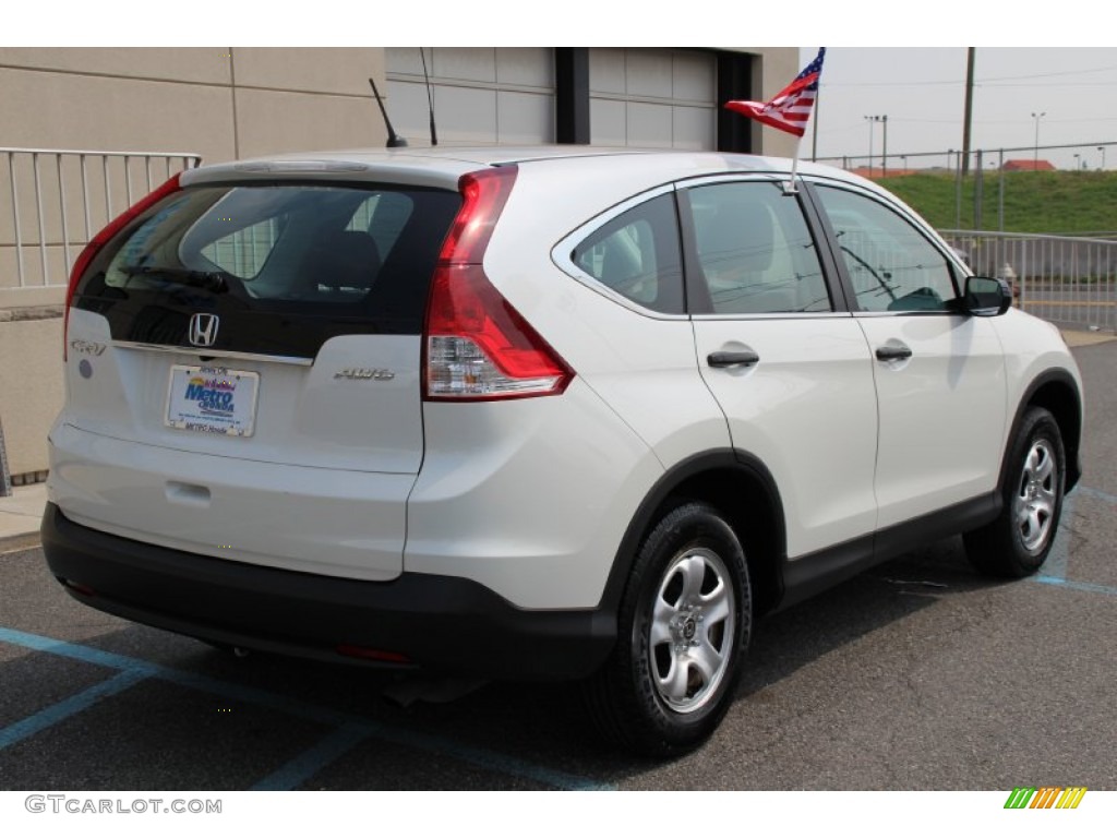 2013 CR-V LX AWD - White Diamond Pearl / Gray photo #20