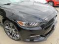 2015 Black Ford Mustang EcoBoost Premium Convertible  photo #2