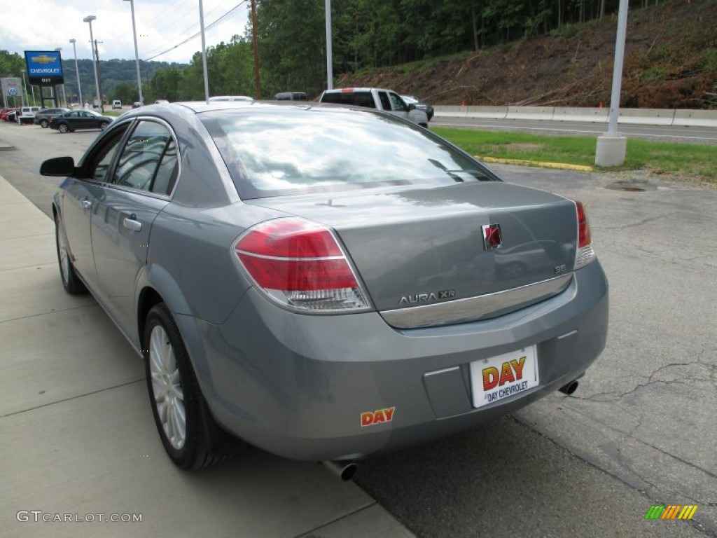 2009 Aura XR V6 - Ocean Mist / Gray photo #8